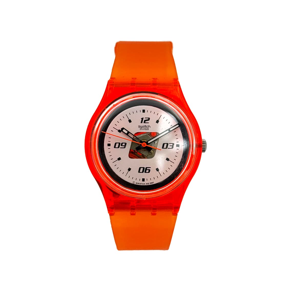 97년판) 빈티지 스와치 오렌지 ski patrol 상품이미지2