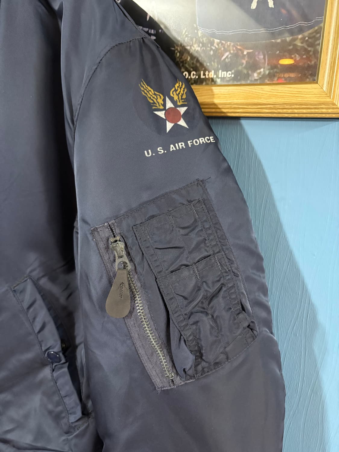 80's USAF B-15C (modified) Flight Jacket 상품이미지3