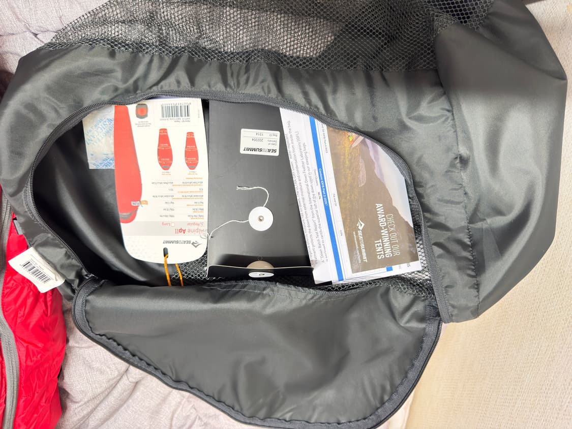 씨투써밋 알파인2 AP2 RG 침낭 상품이미지5