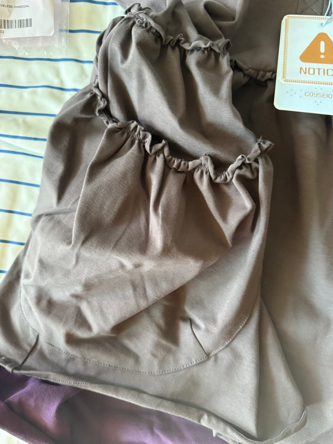 코이세이오 SHIRRING POCKET SLEEVELESS 판매 상품이미지5