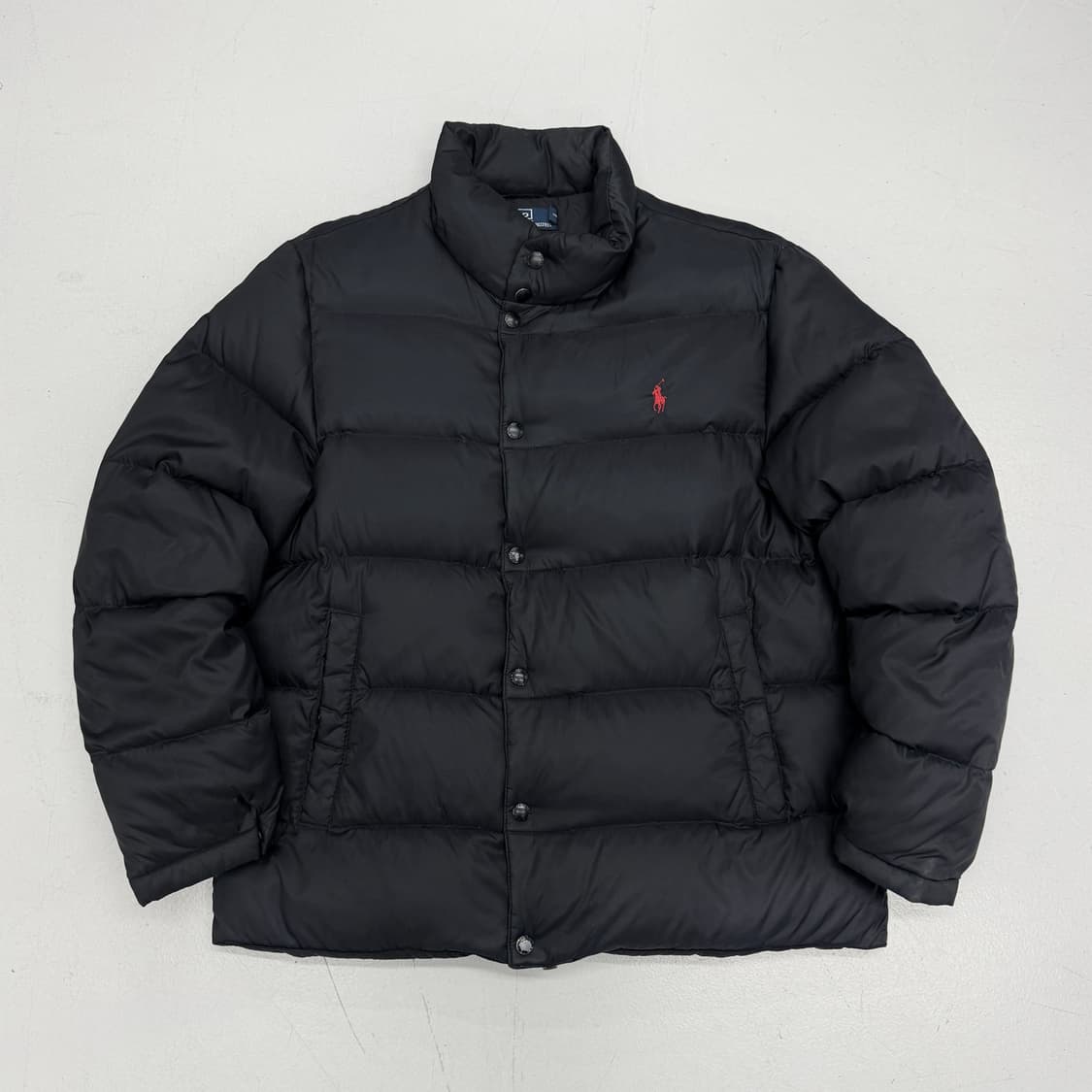 폴로 포니 구스다운 푸퍼 패딩 블랙 상품이미지2