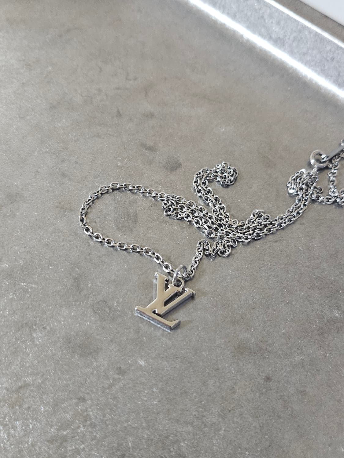 74 루이비통 정품빈티지 업사이클링 목걸이 써지컬  상품이미지2