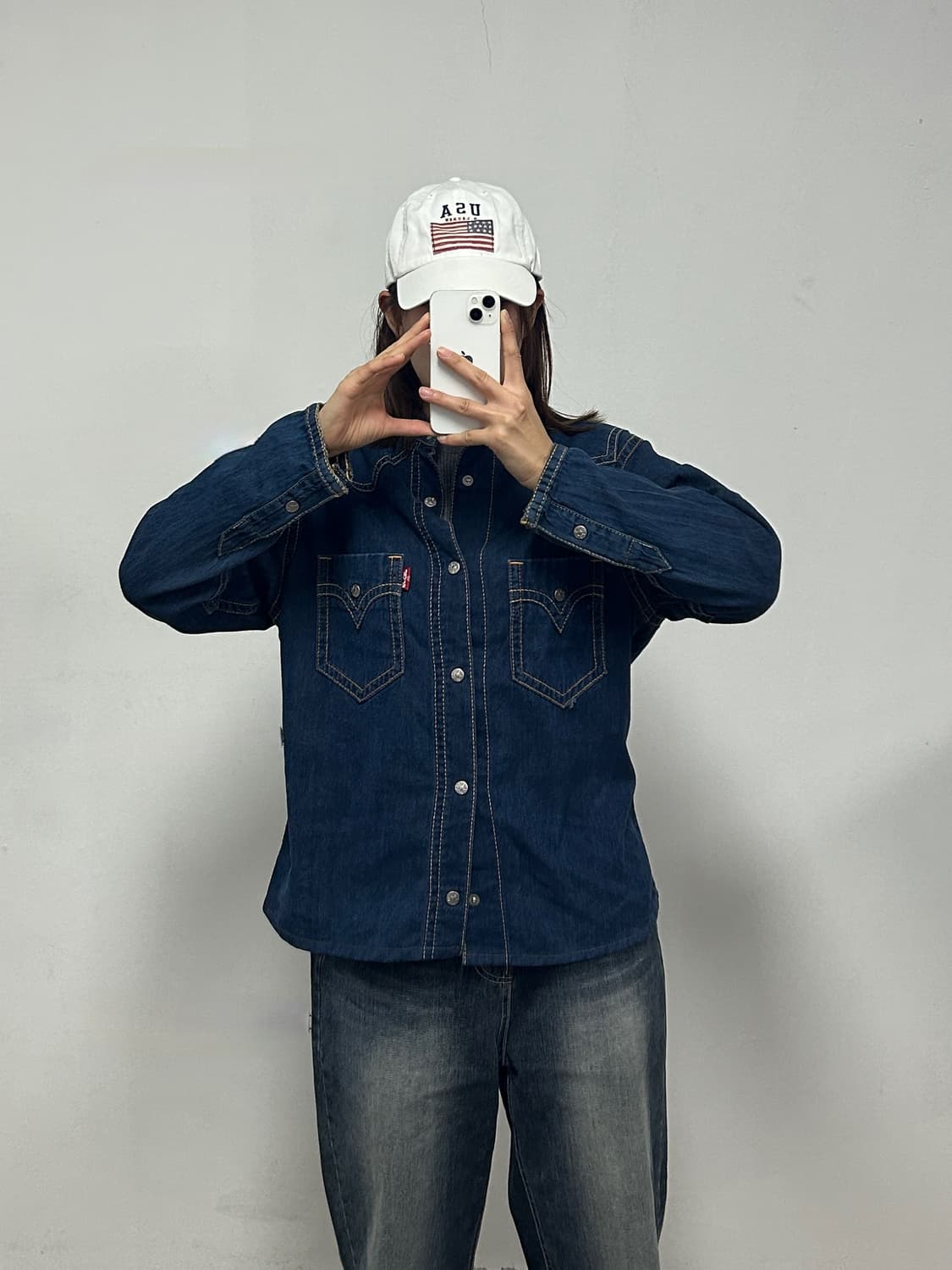 리바이스 타입1 데님 웨스턴 셔츠 상품이미지2