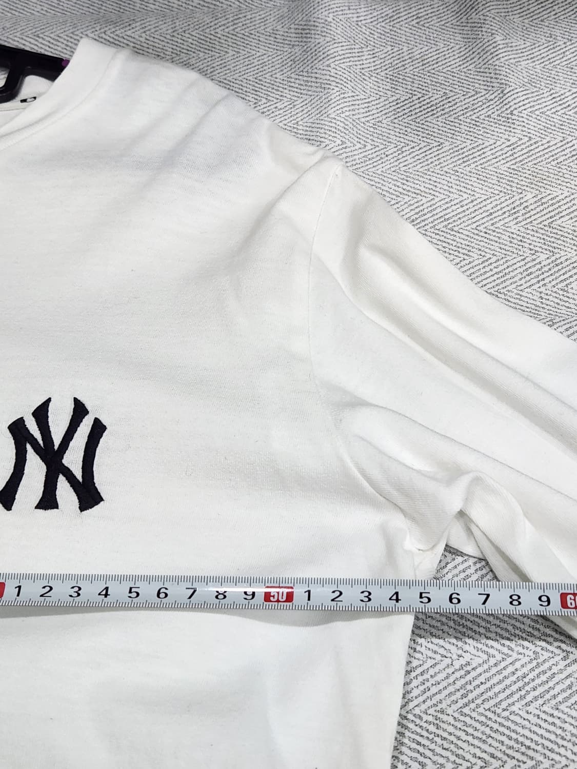 [L] MLB 뉴욕 양키스 흰색 긴팔티 롱슬리브 남성 100 상품이미지6