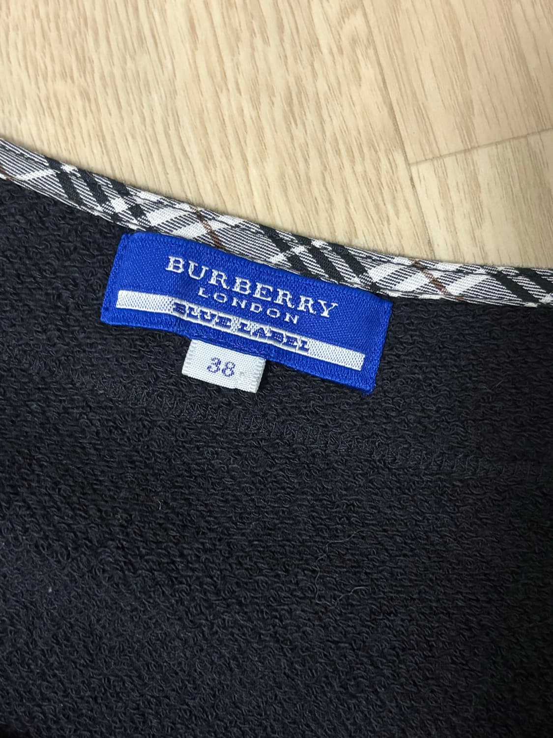 버버리 블랙 7부 원피스. 레이어드 상의 상품이미지4