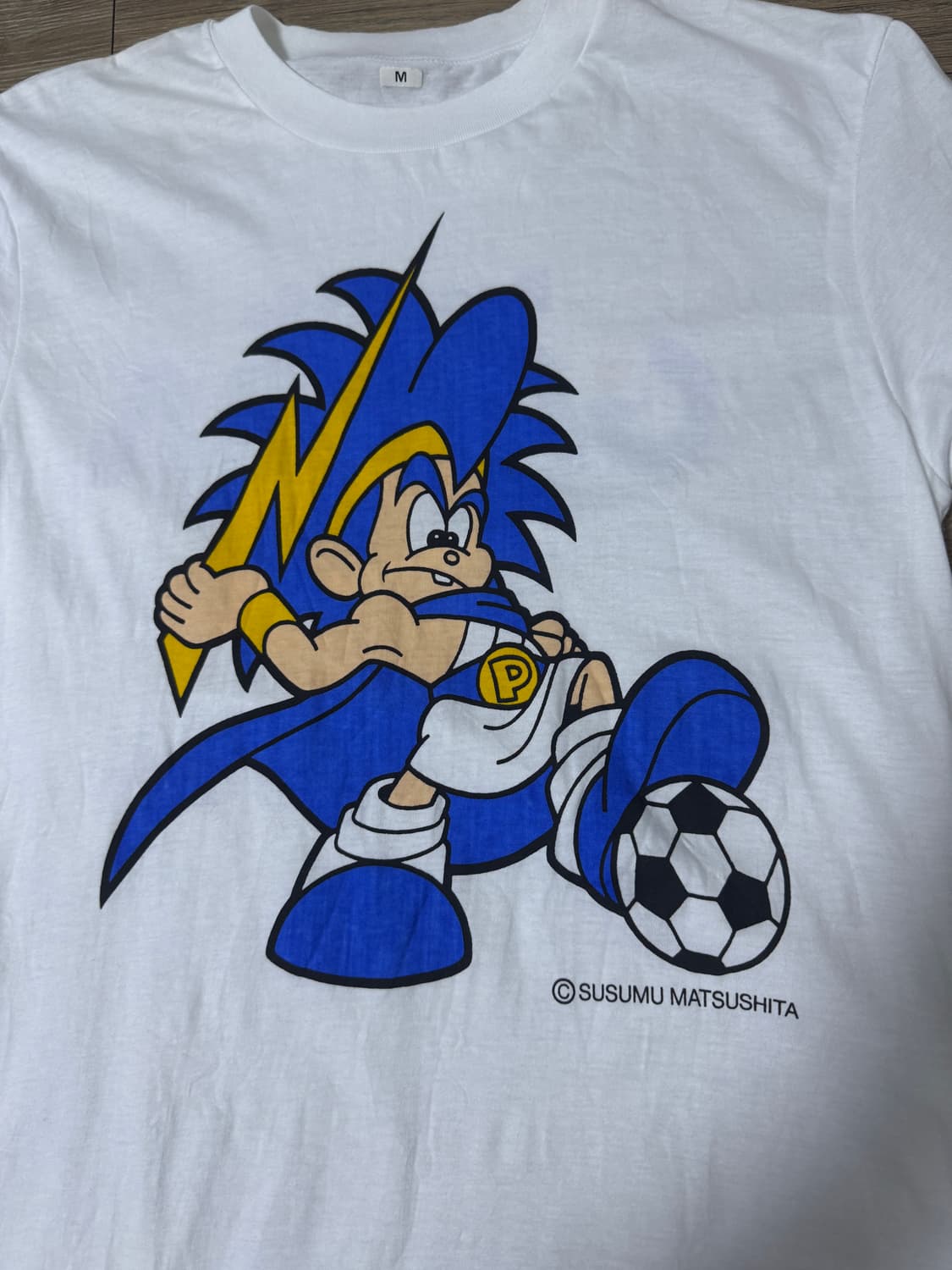 90s 감바 오사카 감바 보이 티셔츠 스스무 마츠시타 뽀빠이 빈티지 상품이미지1