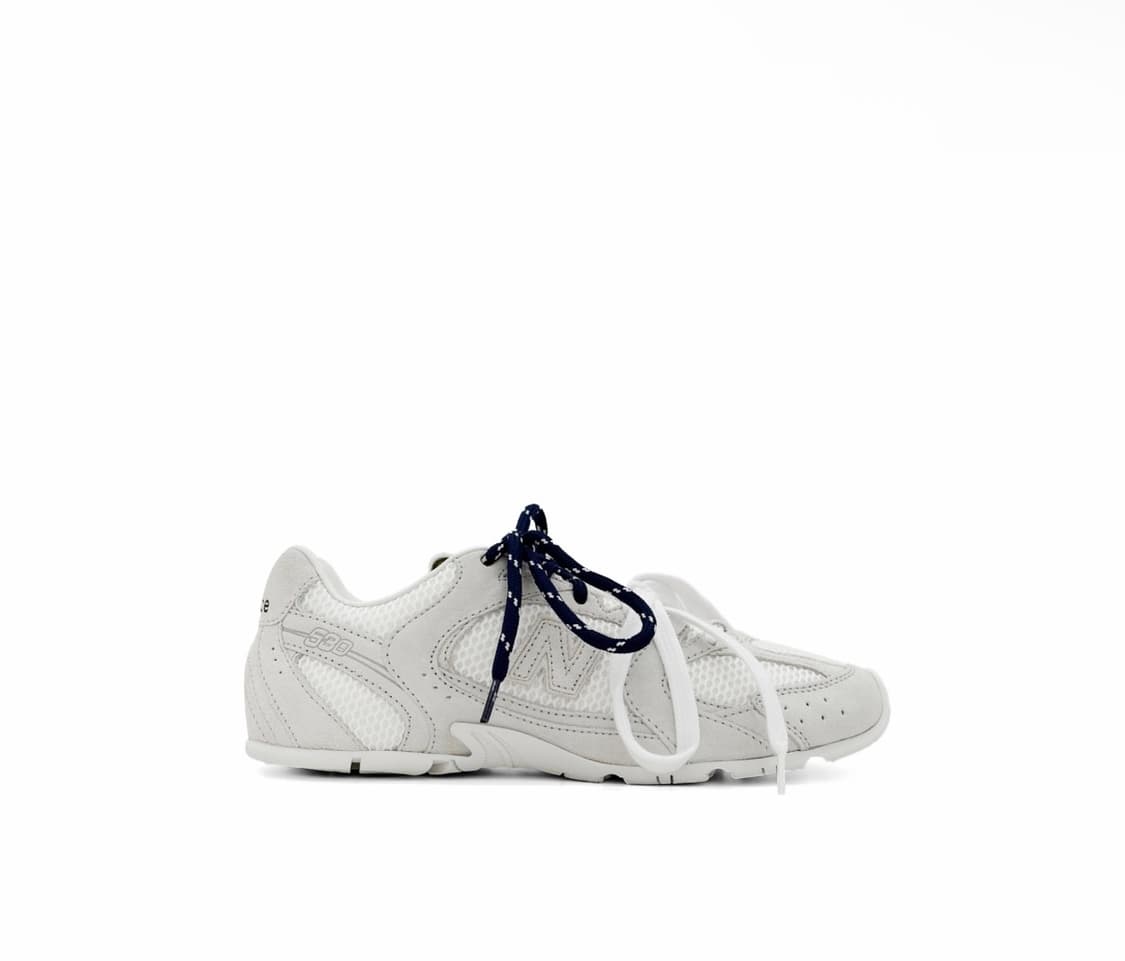 [37.5] 뉴발란스 x 미우미우 530 여성 스웨이드 스니커즈 화이트 상품이미지1