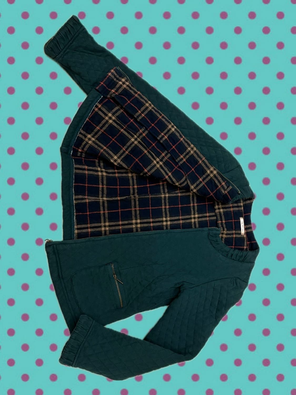 그린 엠보 자켓 상품이미지2