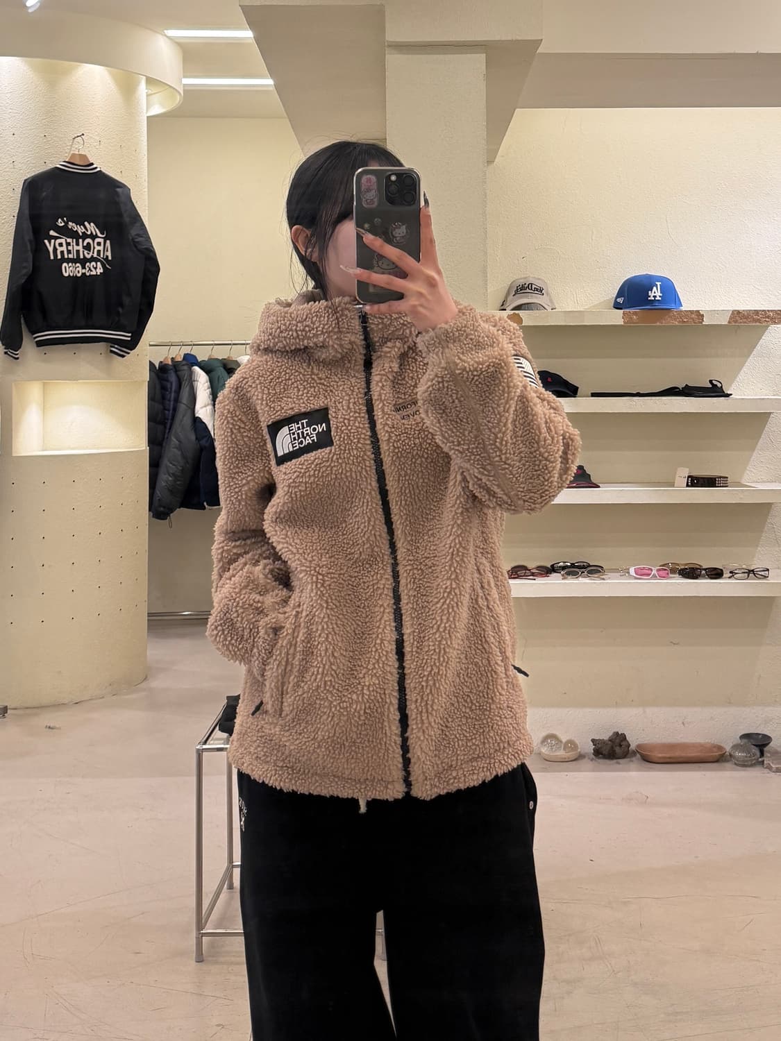 노스페이스 보아 후리스 후드 집업 자켓  상품이미지1