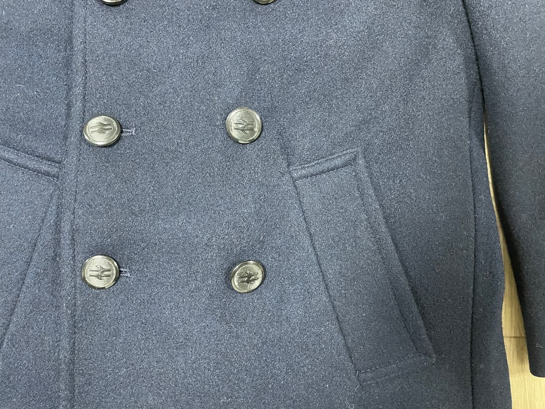 95) 80's 브리티쉬 레일로드 울 피코트(데드스탁)RRL&LVC&폴로 상품이미지7