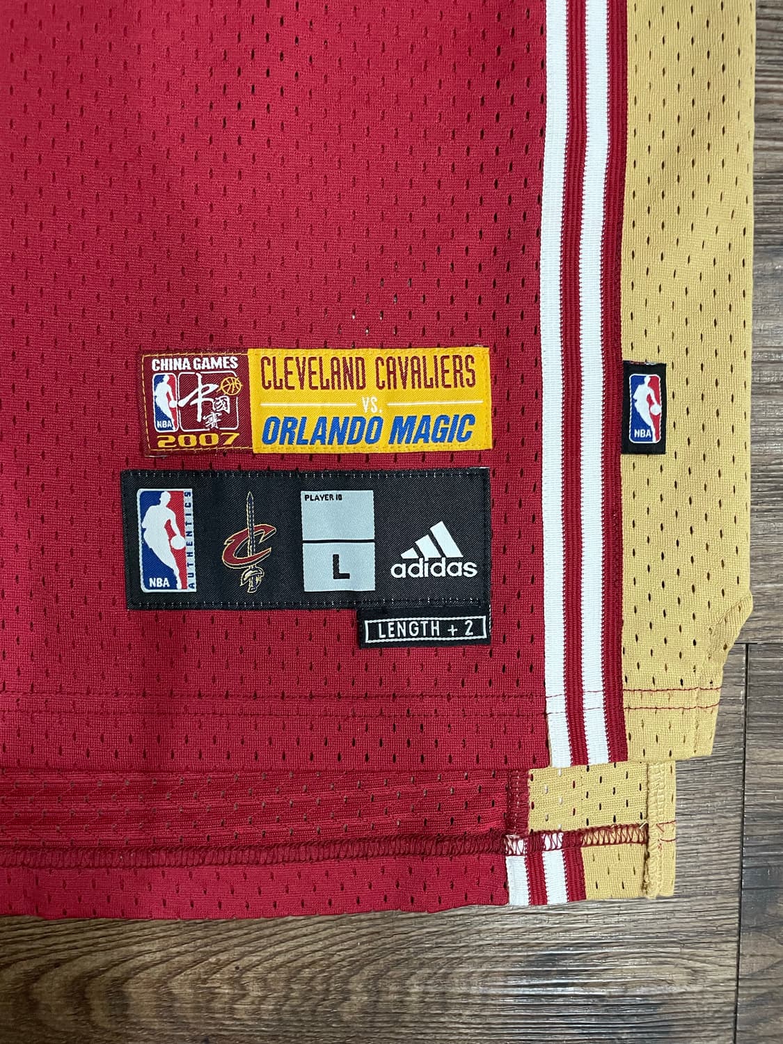2007 아디다스 NBA 클리블랜드 르브론 제임스 농구 나시 유니폼 상품이미지3