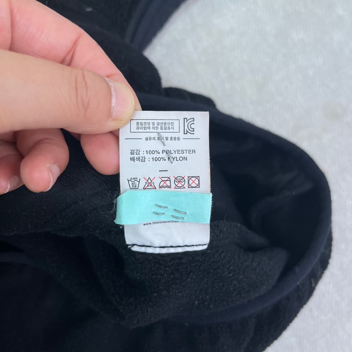 100 디스이즈네버뎃 플리스 집업 상품이미지6