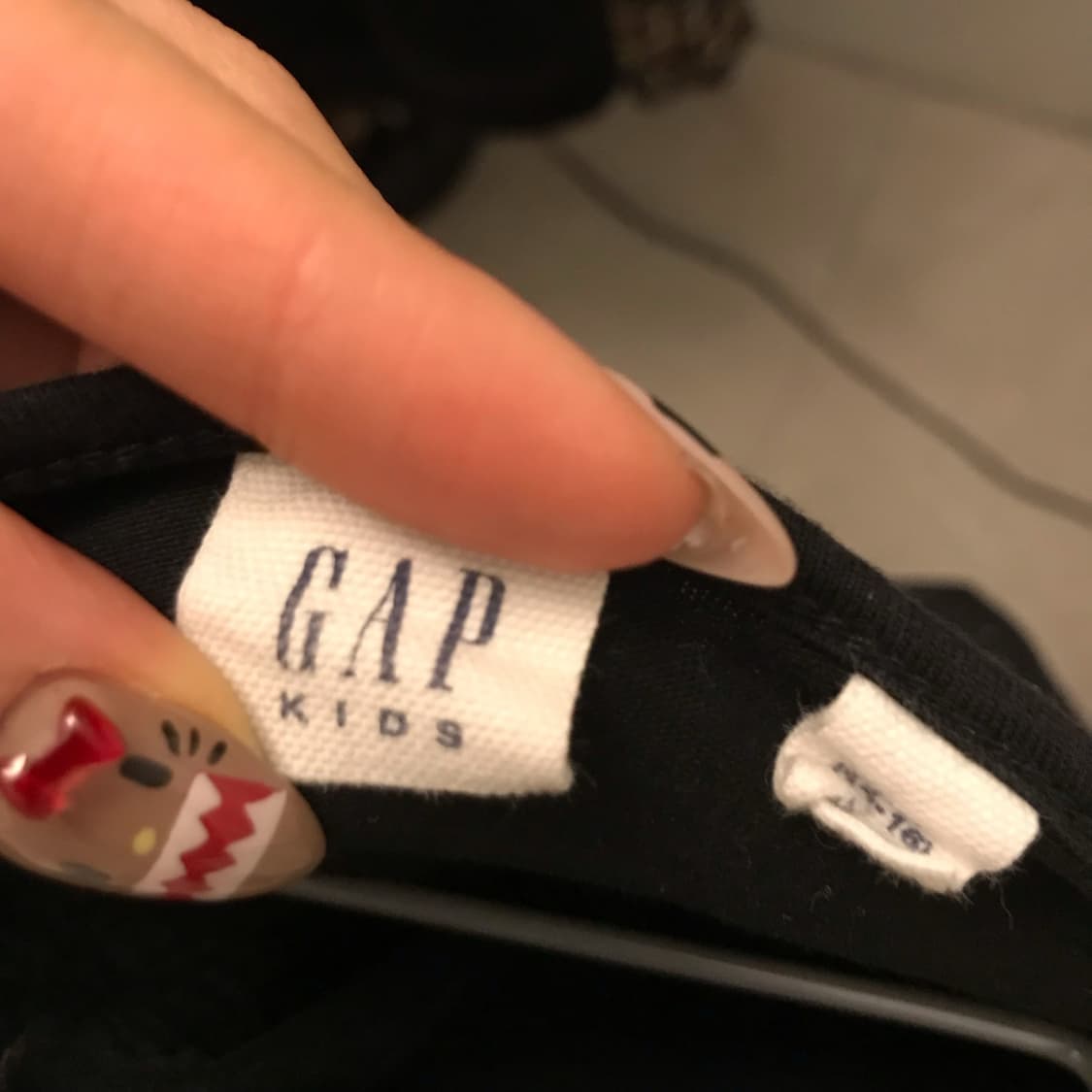 GAP 갭 스팽글 갸루 펑크 리본 스타 롱슬리브 상품이미지5