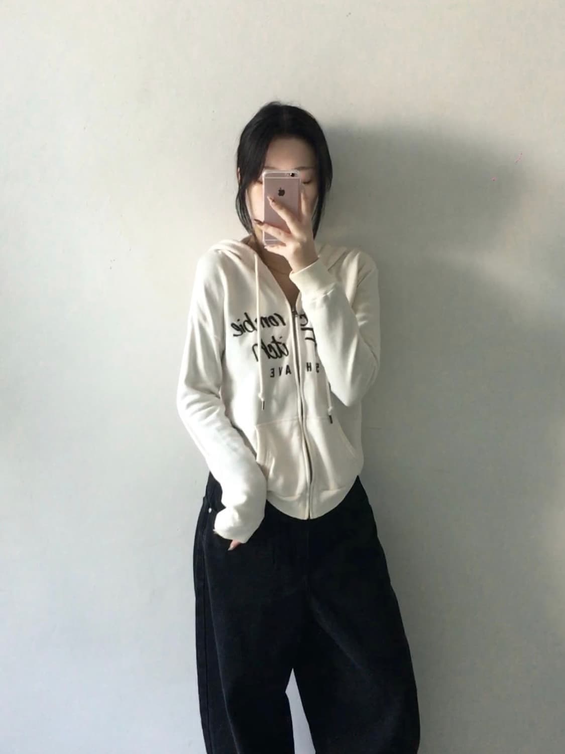 아베크롬비 자수 로고 후드집업 상품이미지2