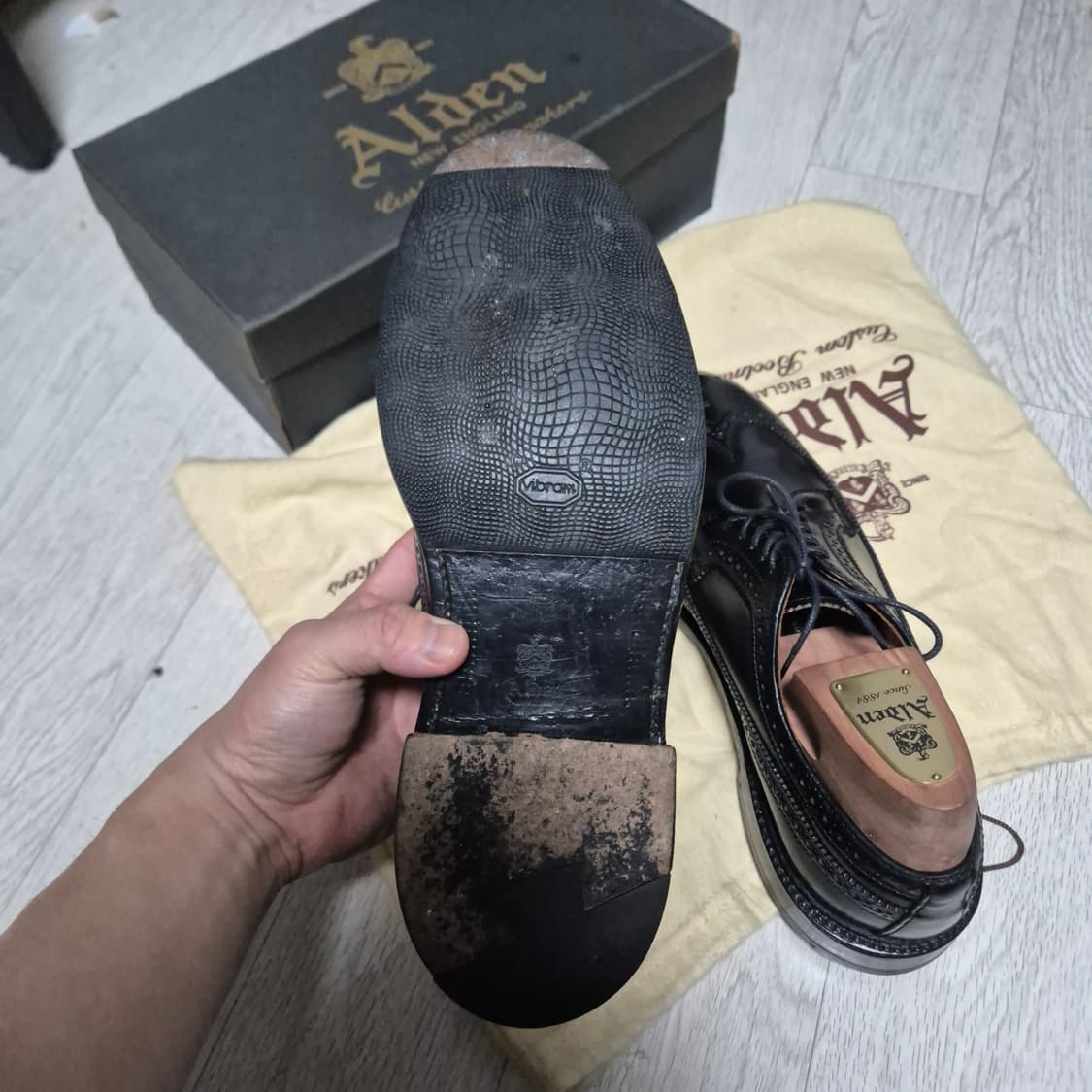 [7.5D] 알든 9751 롱윙팁 코도반/ 크로켓앤존스 에드워드그린 버윅 상품이미지9