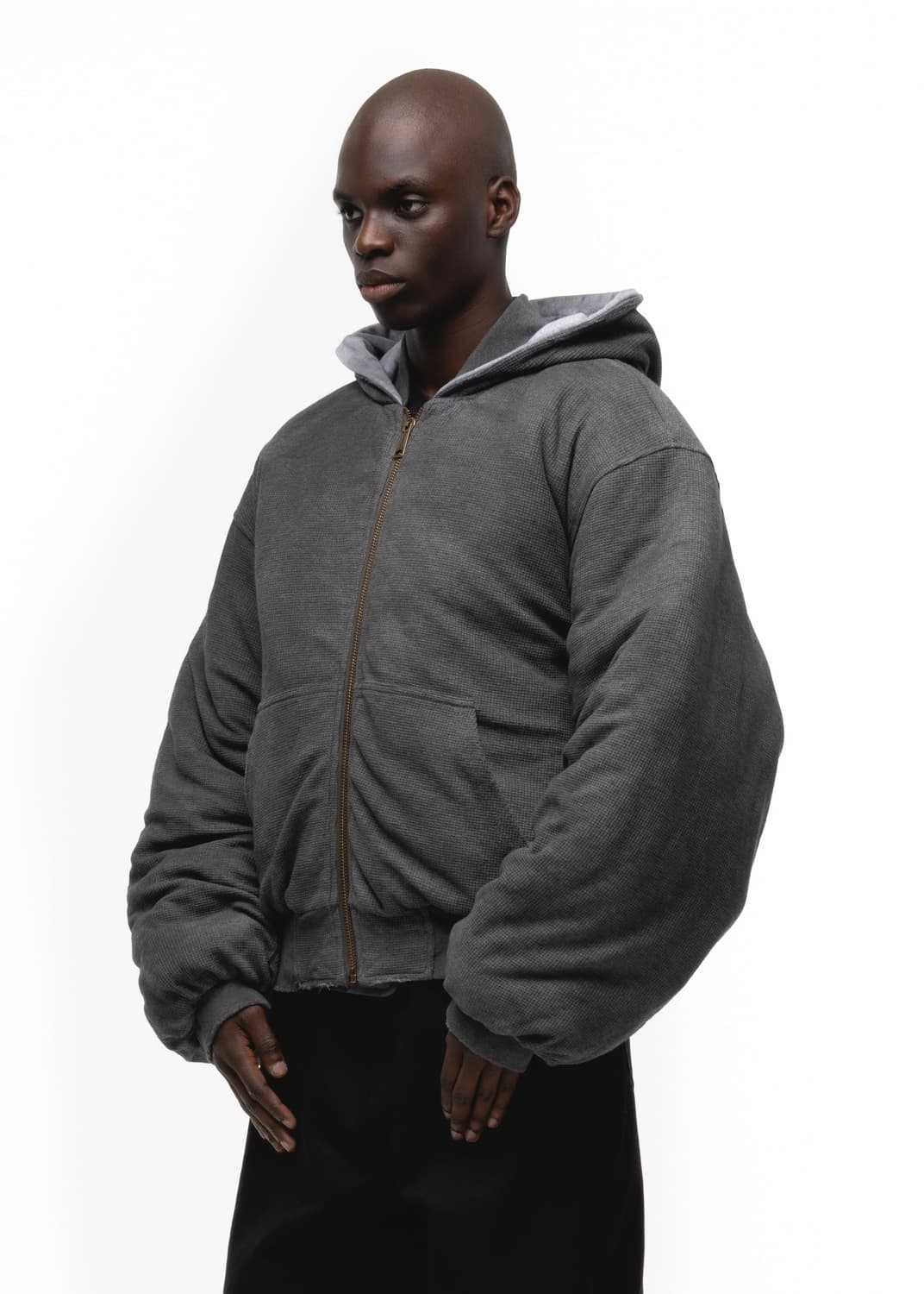 nofaithstudios REVERSIBLE BOMBER GREY M 상품이미지2
