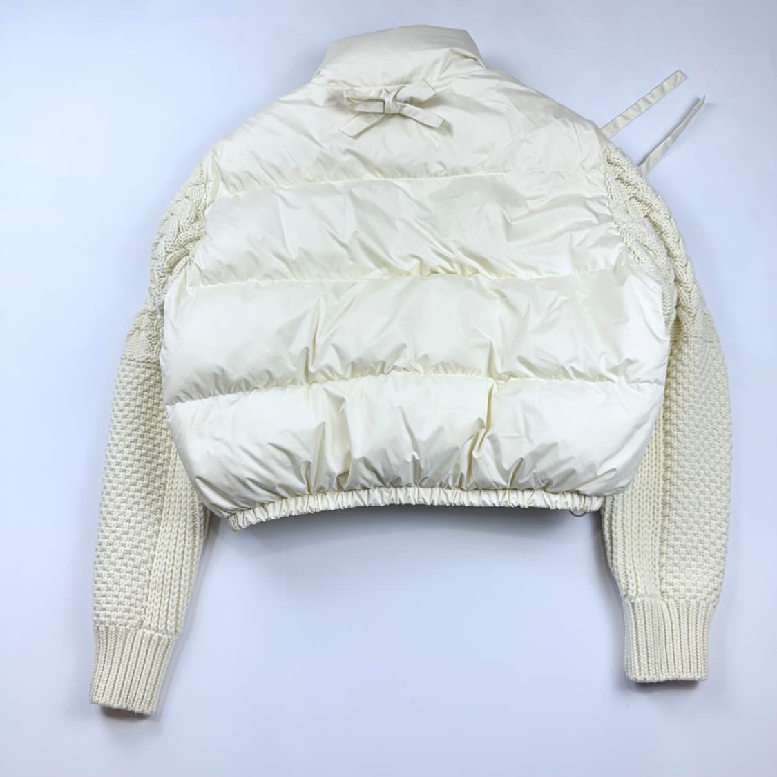 Thetis 더티스 KNIT MIX RIBBON 니트 패딩 상품이미지5