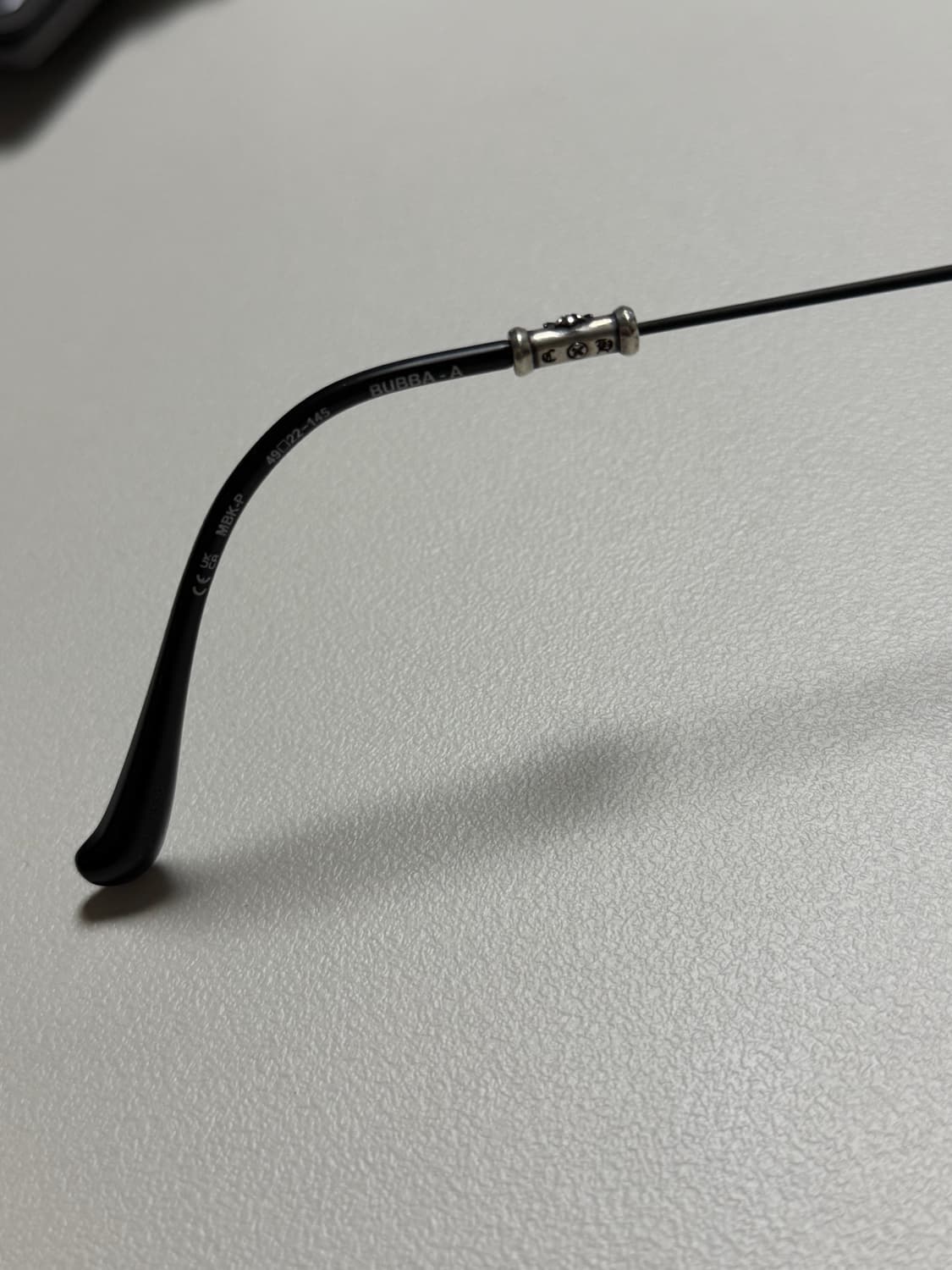 (거의새상품) 크롬하츠 안경 부바a 매트블랙 mbk-p 상품이미지8