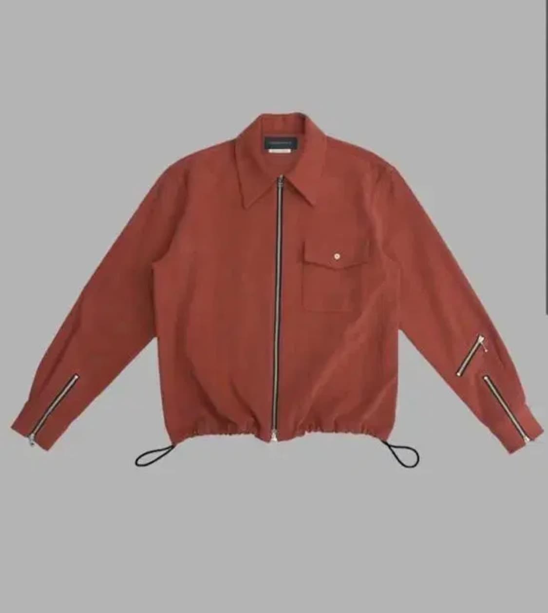 더뮤지엄비지터(The Museum Visitor) 오렌지 셔츠 자켓 상품이미지1