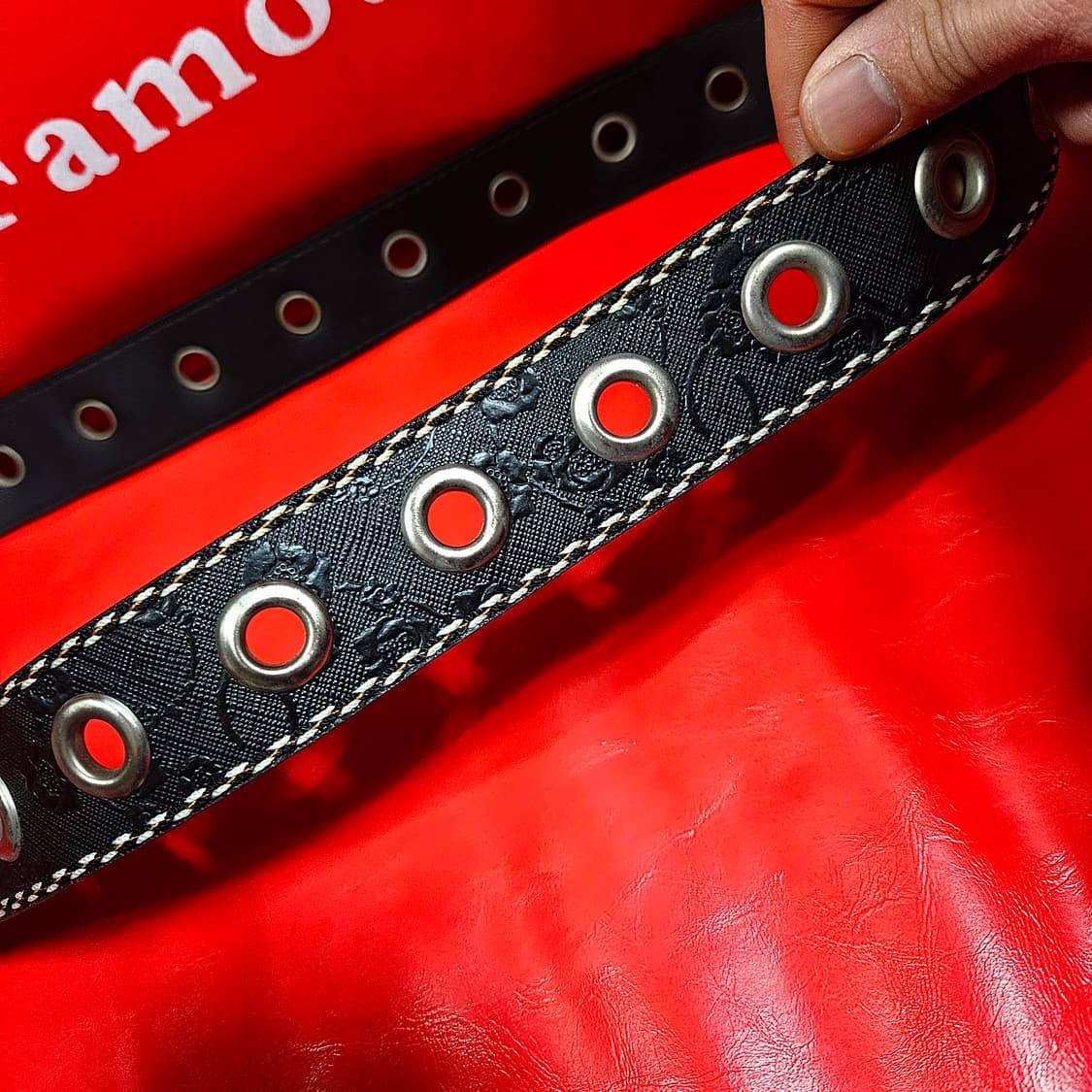 Laurant benon in paris 빈티지 웨스턴 가죽 벨트  상품이미지4