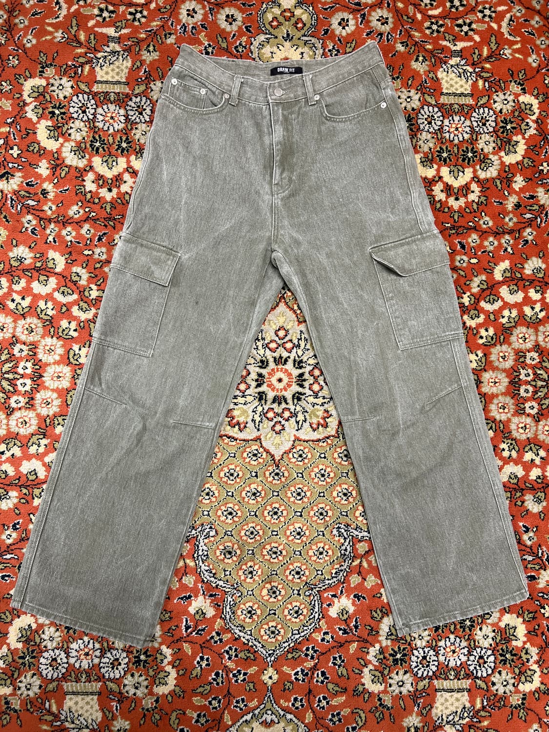 [L] DRAW FIT 드로우핏 브라운 카고팬츠 상품이미지1