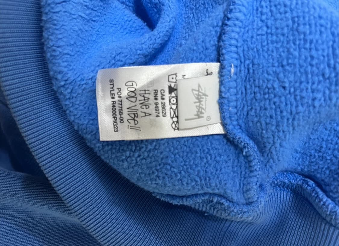 스투시 이스트피그먼트 후드 L 상품이미지4