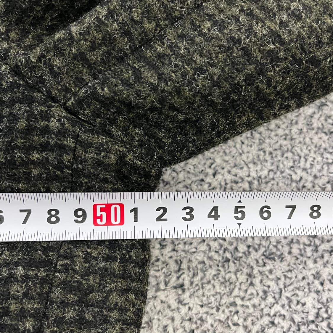 100 헨리코튼 울 체크자켓 0129H1 상품이미지7