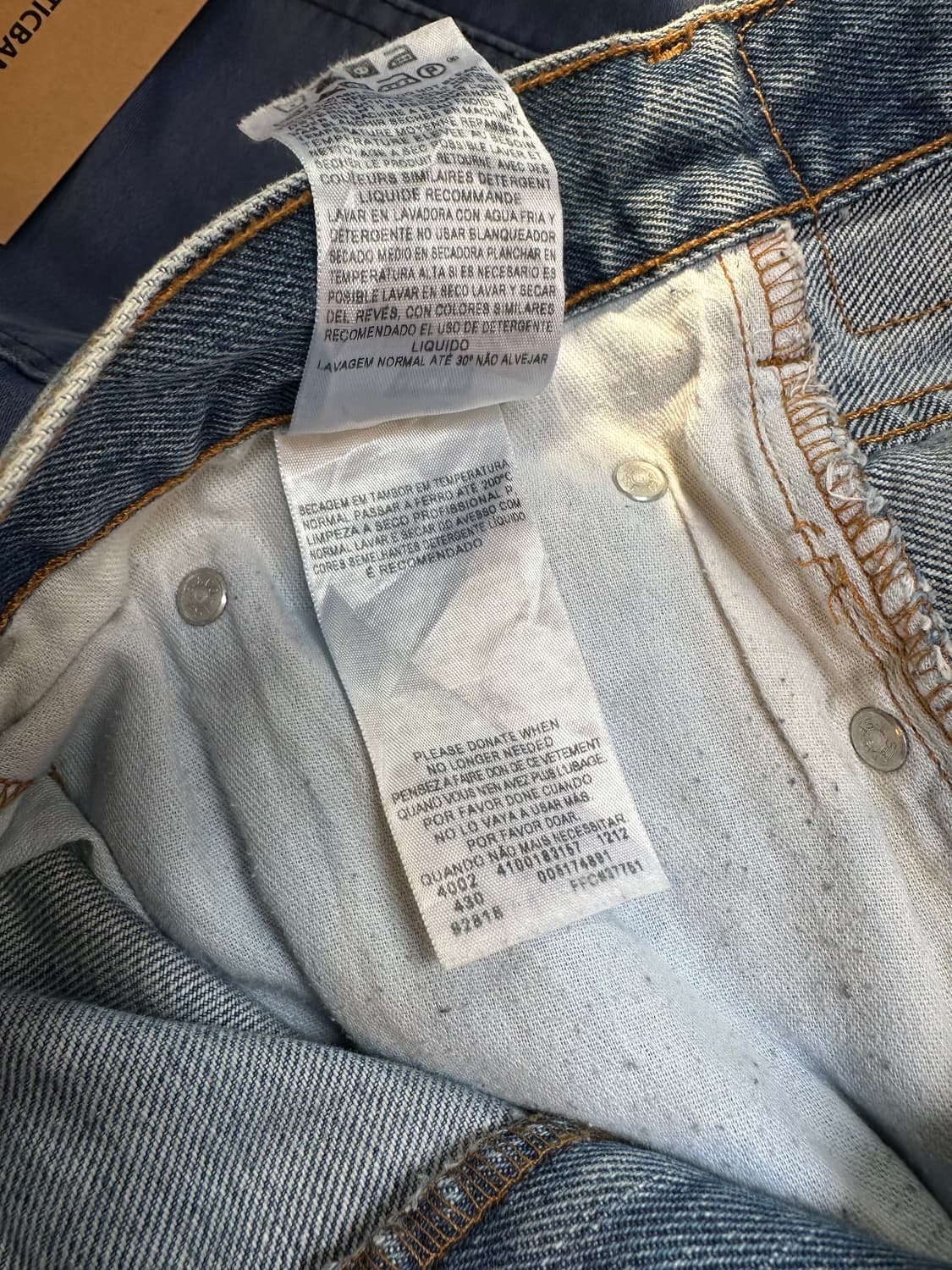 리바이스517 부츠컷 데님 팬츠 38x32 상품이미지9