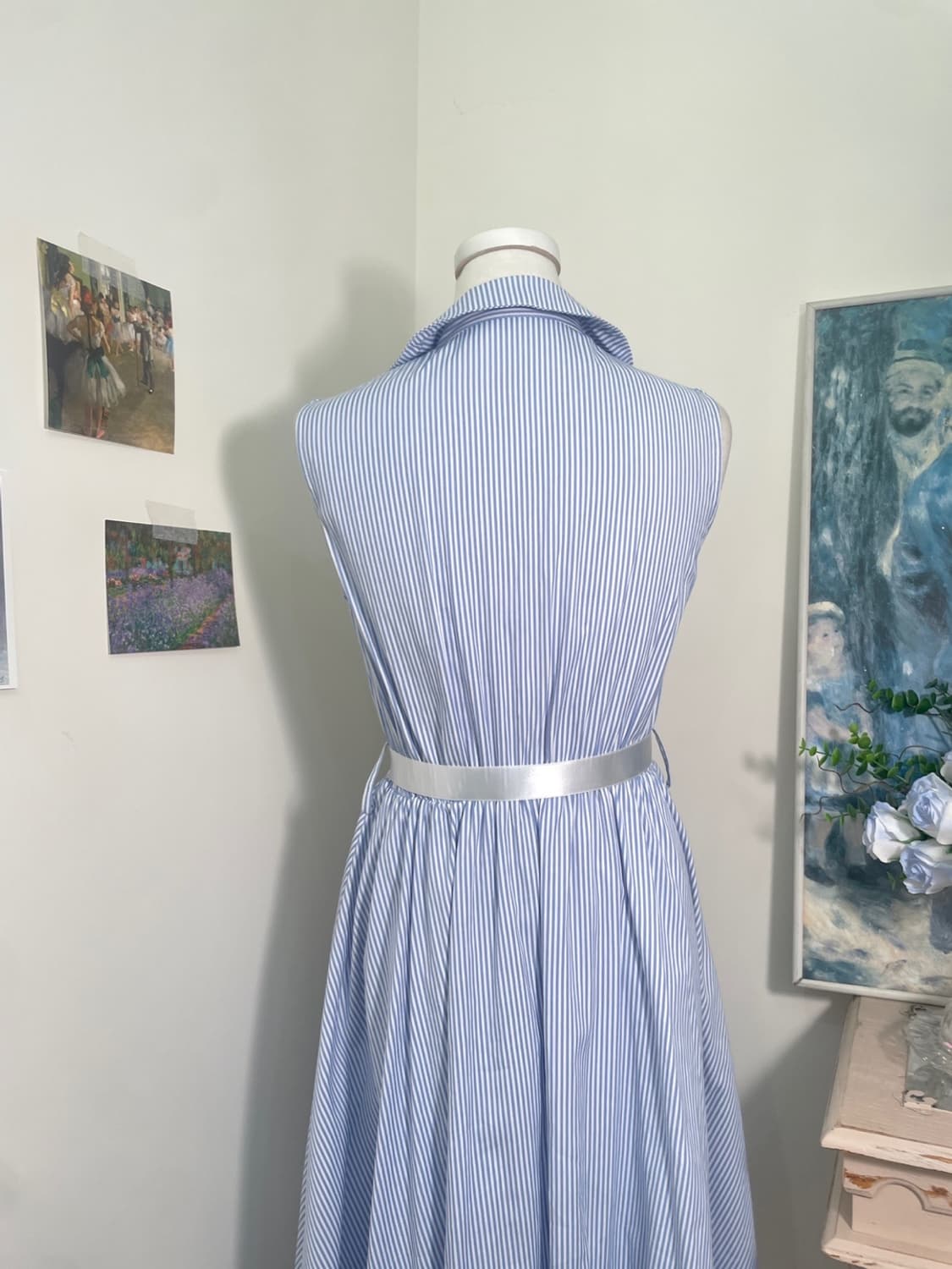INGNI blue stripe summer collar opc 상품이미지4