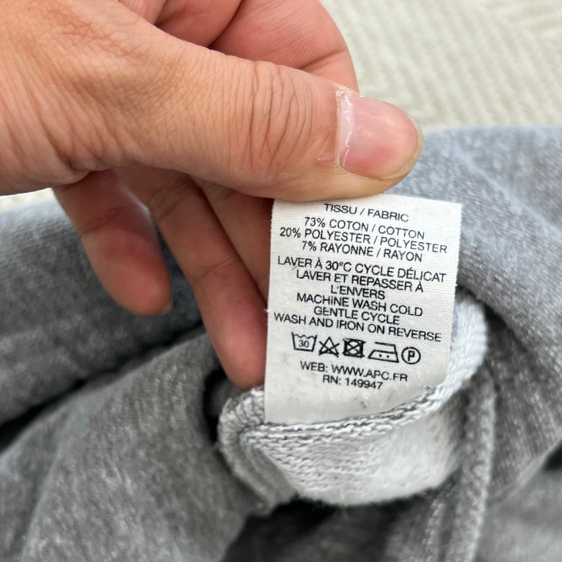 아페쎄 로고 후드티 r3878 상품이미지6