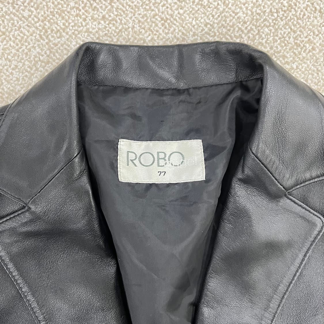 [77] 로보 양가죽 레더 블레이져 라이더 자켓 0120M1 상품이미지2