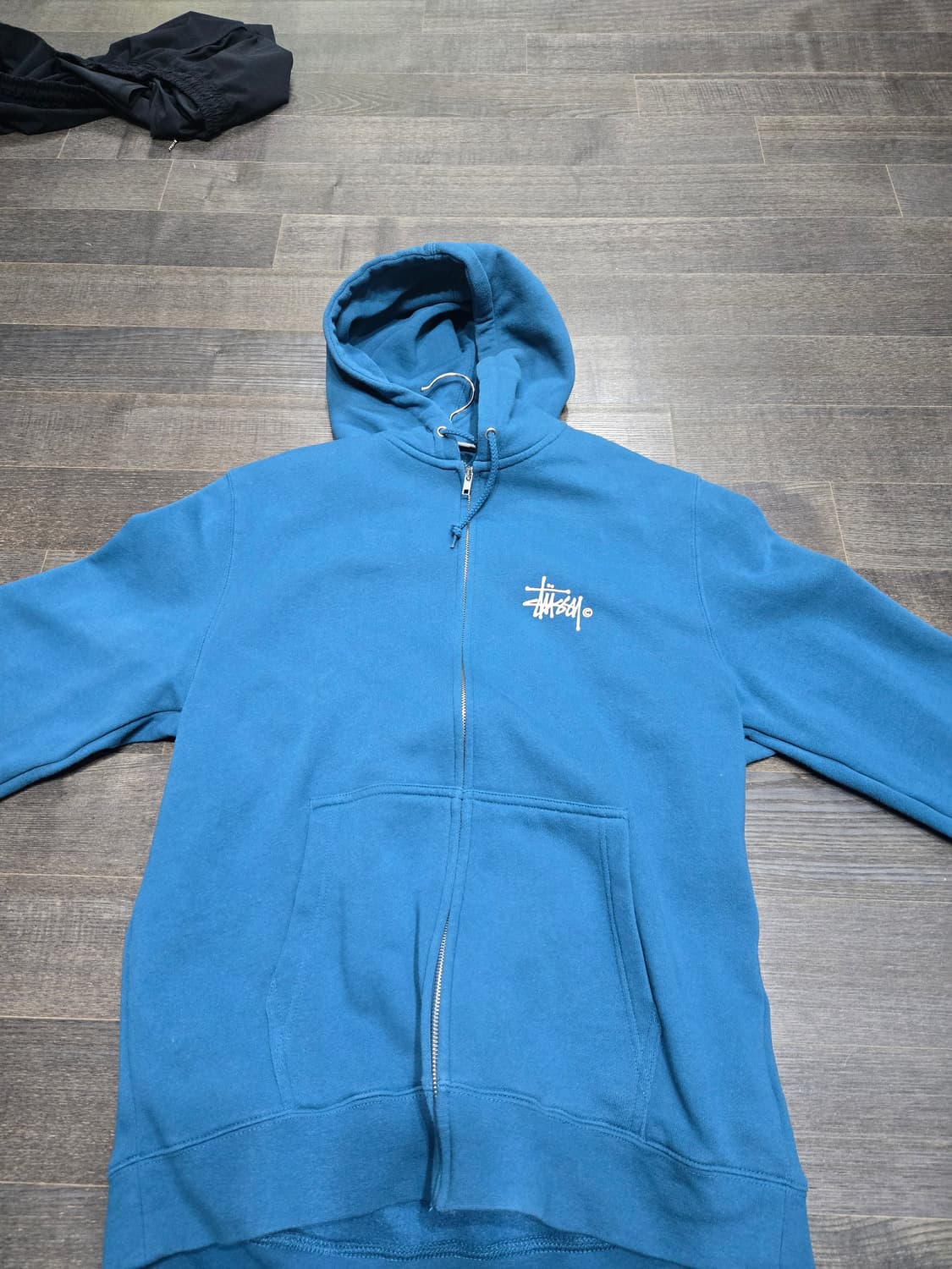 스투시 블루 후드집업 상품이미지3