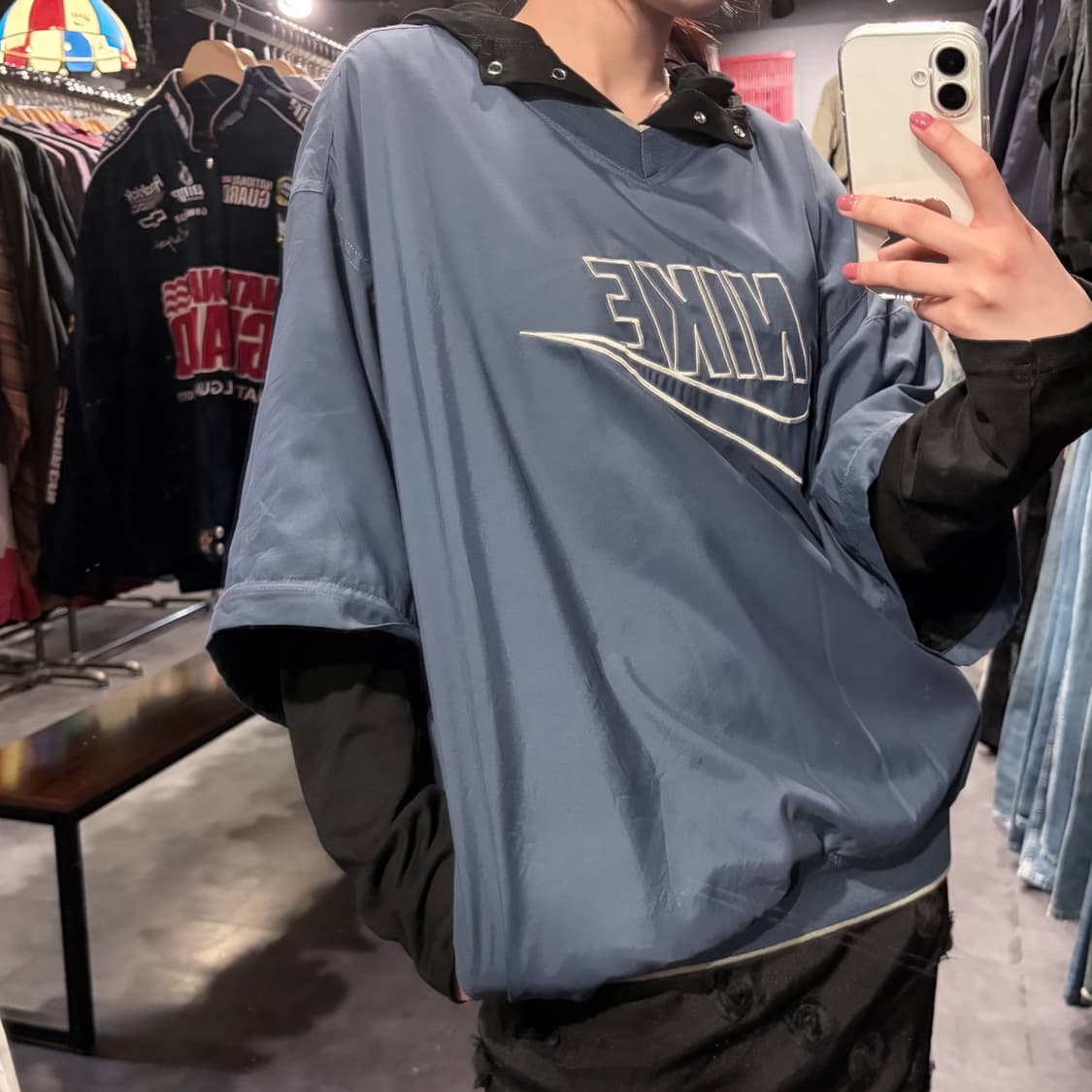 [IM] Nike 나이키 반팔 투웨이 웜업 소라 상품이미지6