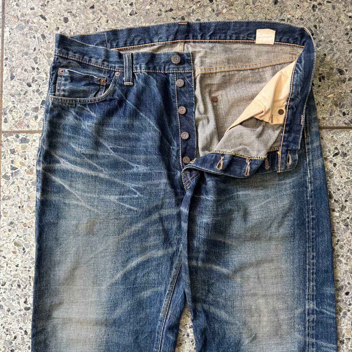 [38] Sugar cane Lot.901 Lone Star 셀비지 데님 상품이미지3