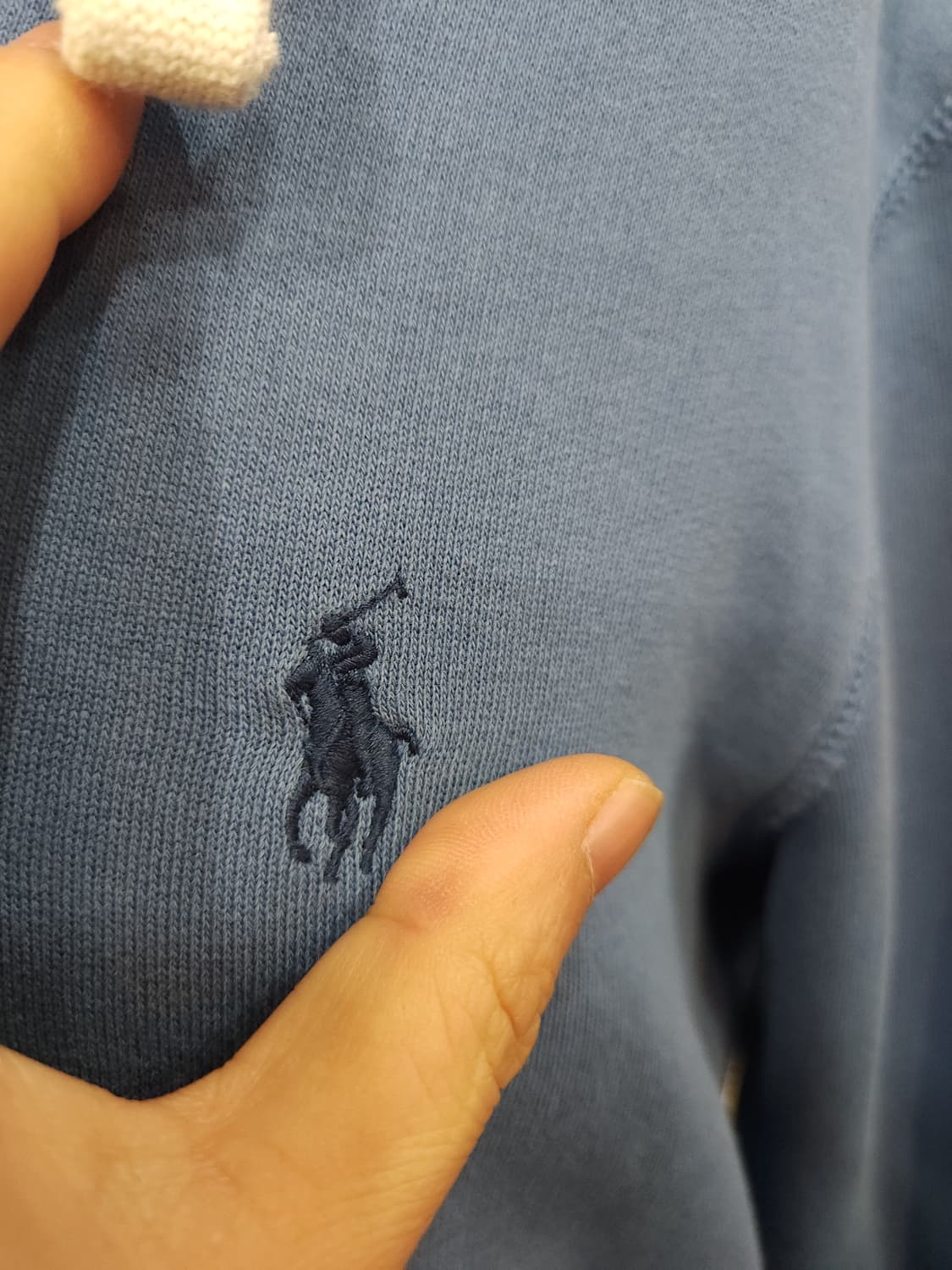 폴로 랄프로렌  블루 럭비 기모 후드티

 상품이미지2