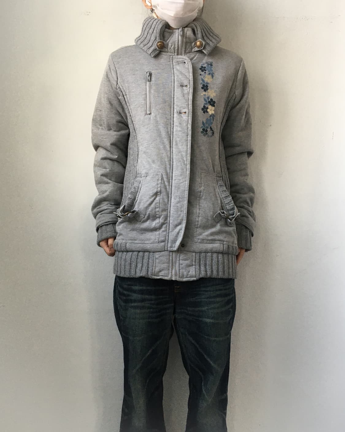 Printing point ribbed layered jacket 상품이미지6