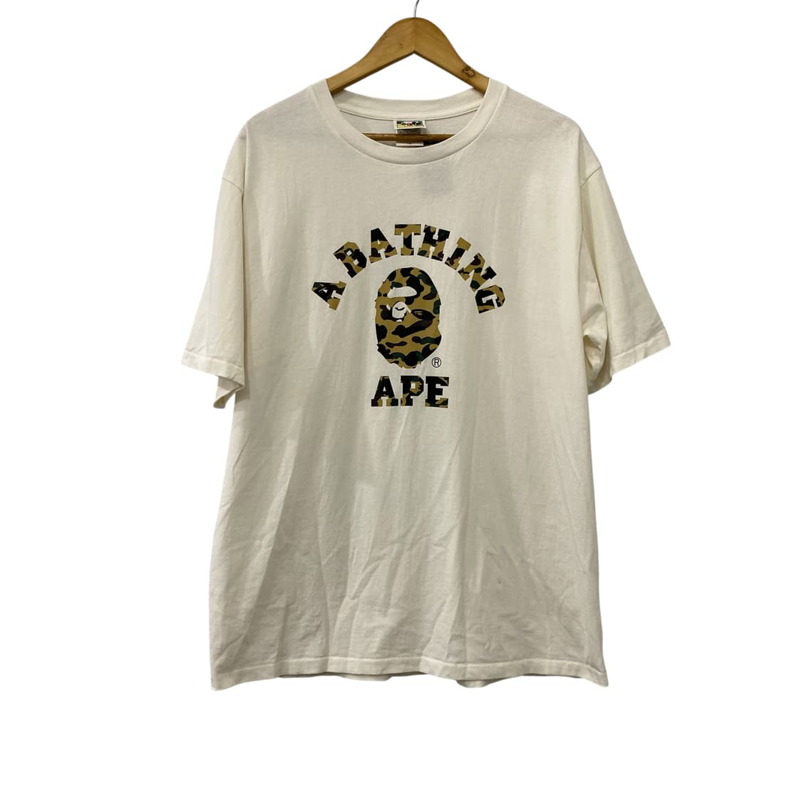 베이프 빅로고 반팔티셔츠(XL) 상품이미지1