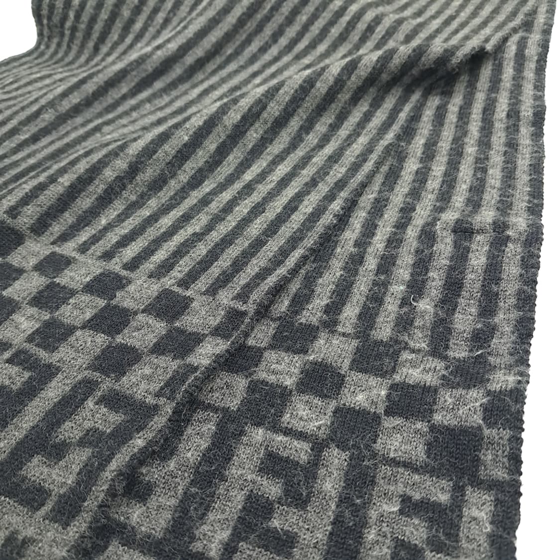 MX320 펜디 진스 FF 모노스램 울 목도리 머플러 상품이미지5