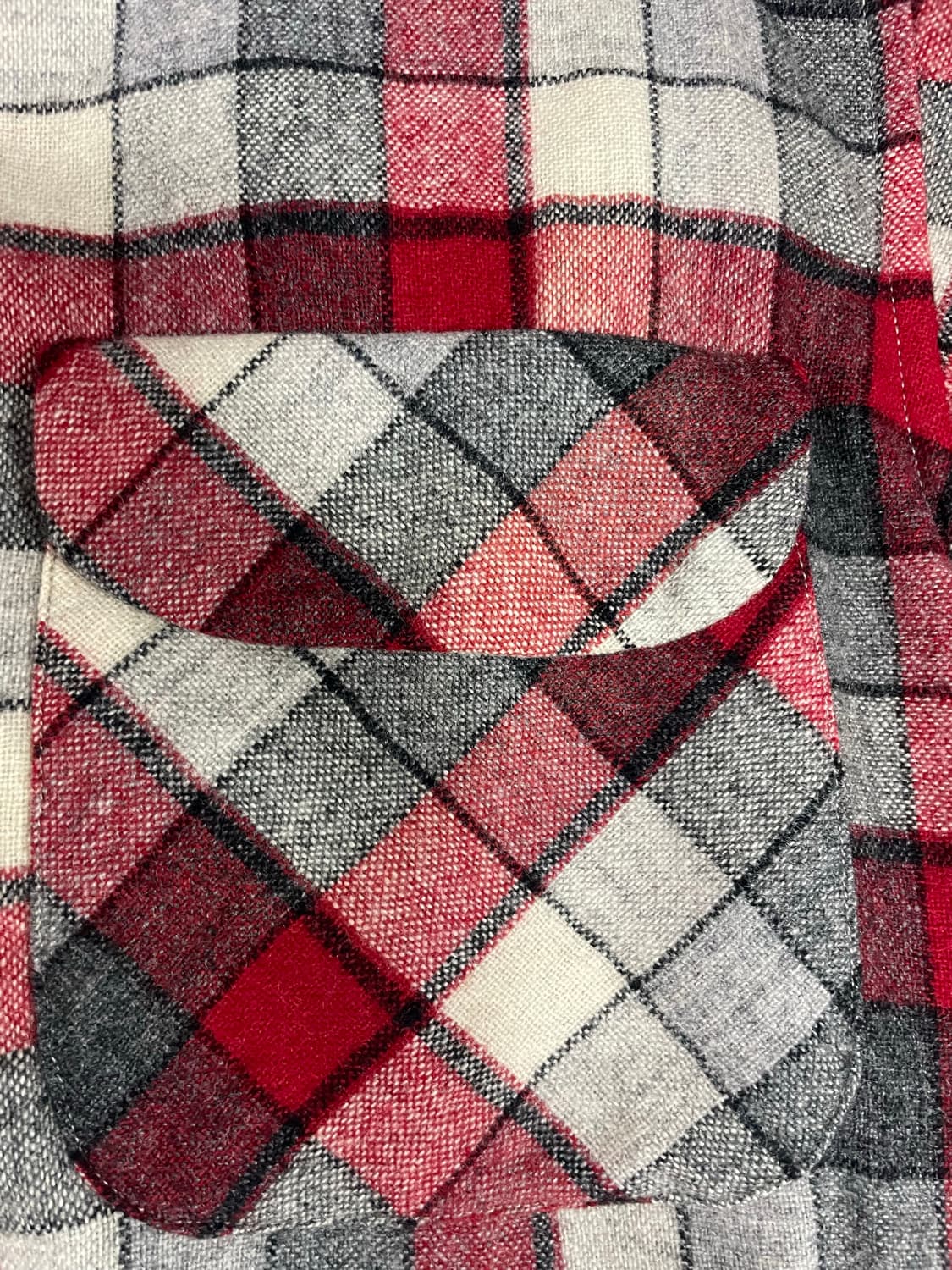 USA vtg 펜들턴 버진 울체크 셔츠 상품이미지3