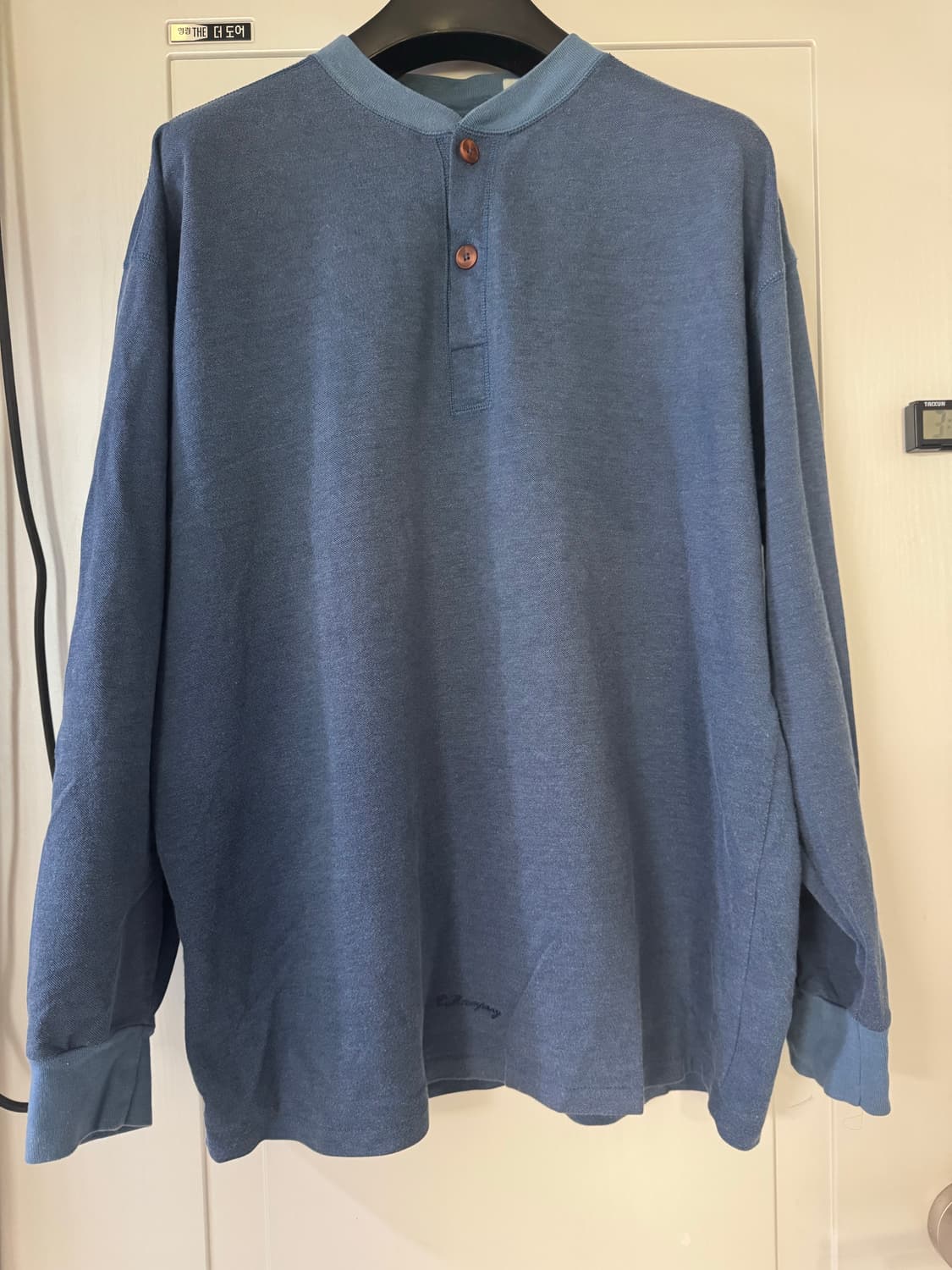 Cp 컴퍼니 블루 헨리넥 셔츠 상품이미지1