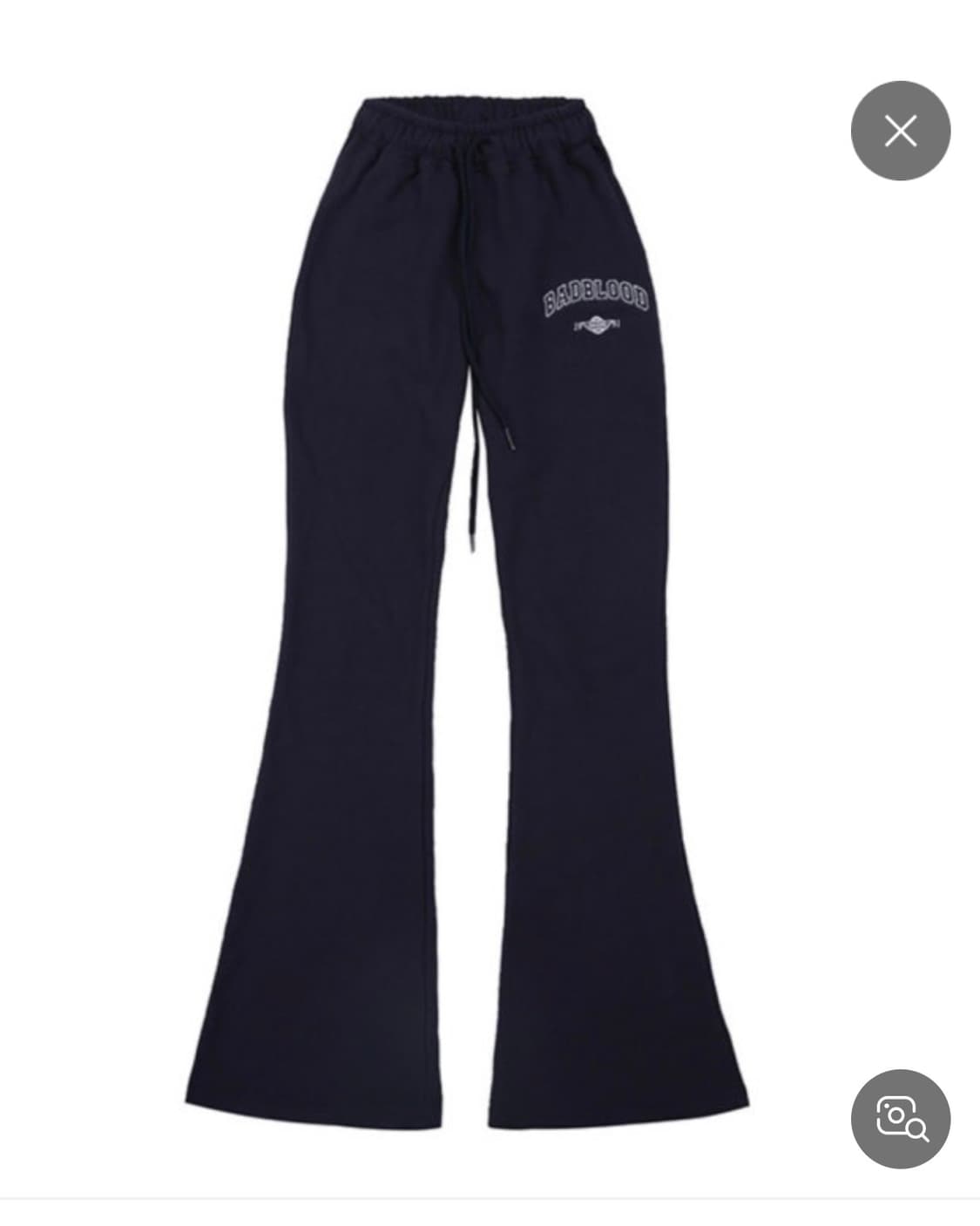 배드블러드 유니버시티 로고 슬림부츠컷 스웻 팬츠 상품이미지2