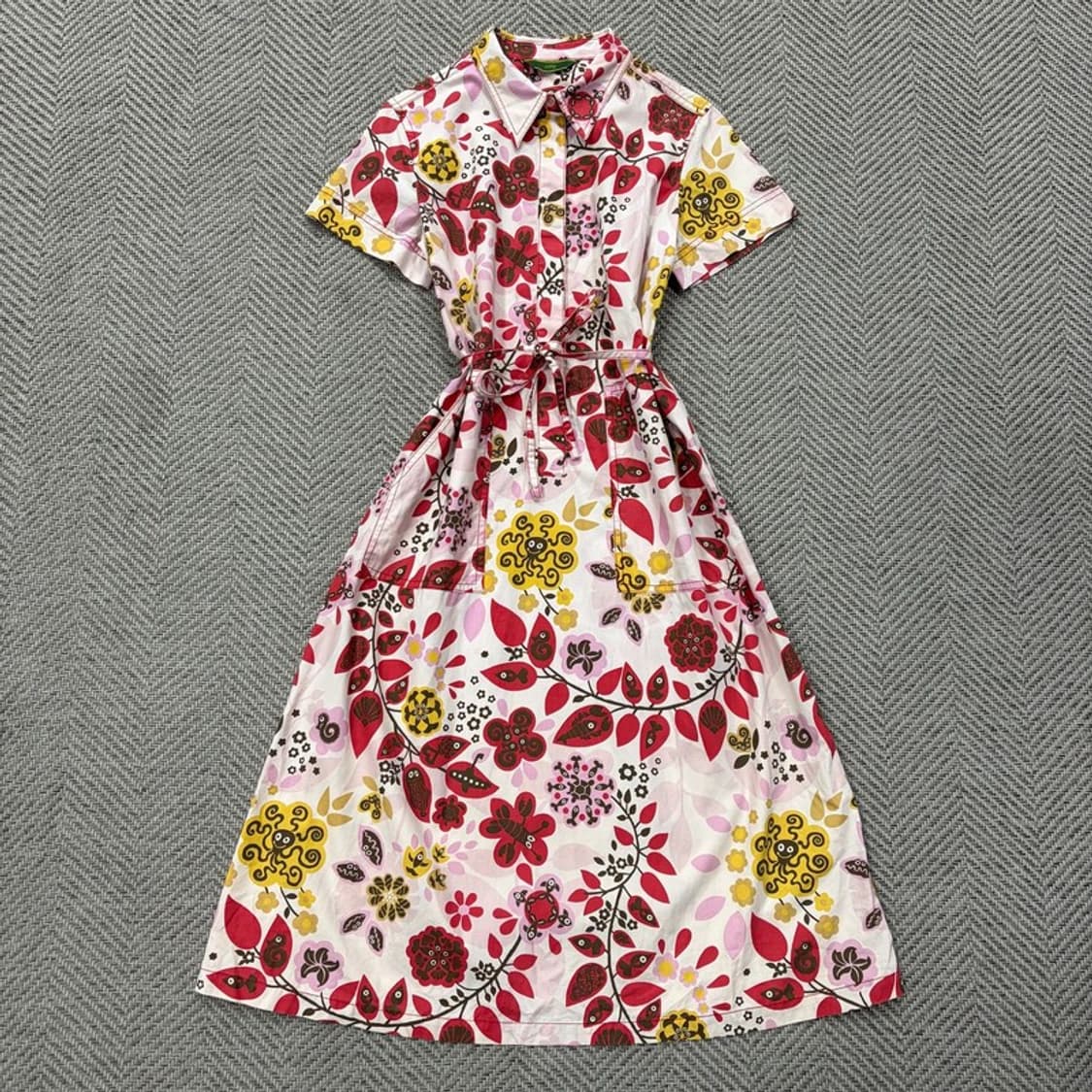 오일릴리 플라워패턴 원피스 v2973 상품이미지1