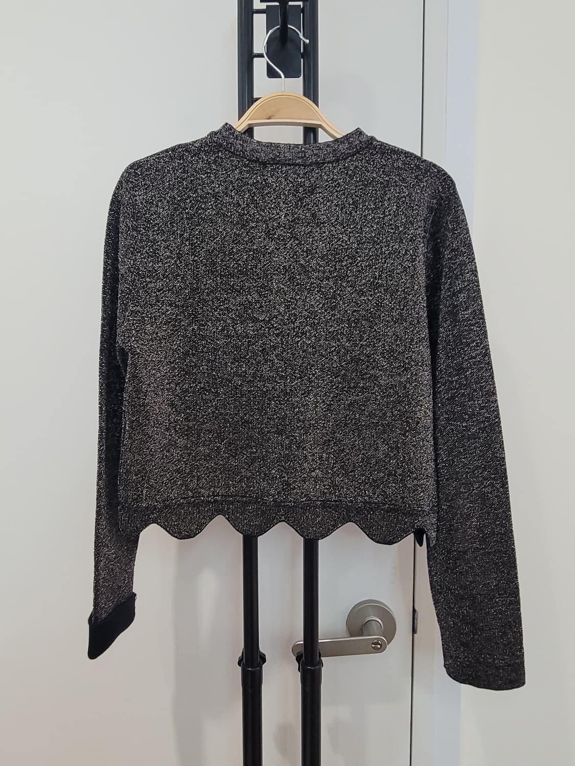 자라 ZARA 글리터 크롭 니트 S사이즈 상품이미지6