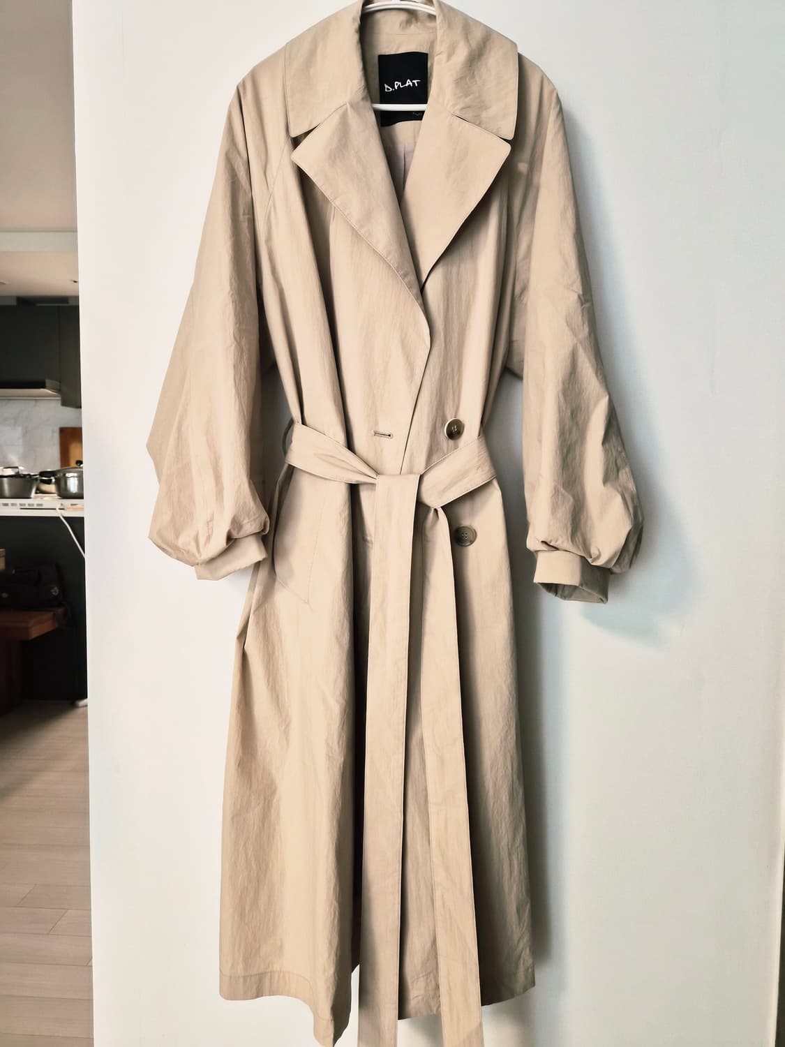 [새상품] D.PLAT 디플랫 프리미엄 트렌치코트 (M) 상품이미지2