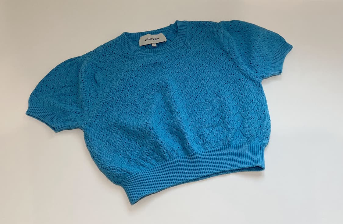 앤유 펀칭니트 상품이미지2