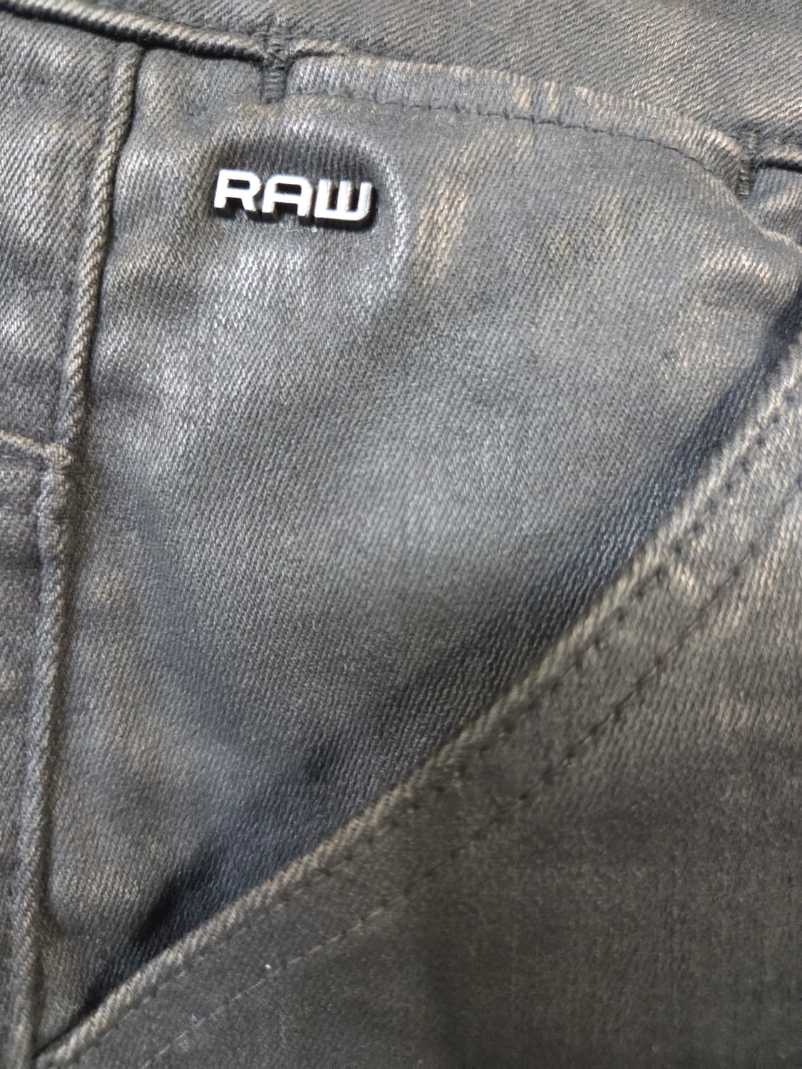 G-STAR RAW 블랙 코팅진 스판데님( W27/L28) 상품이미지4