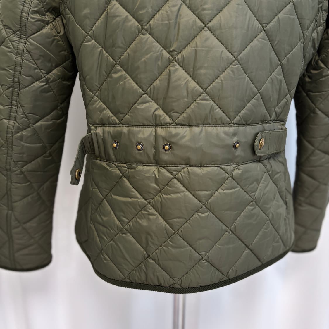 정품QR택)폴로 랄프로렌 퀼팅 자켓 카키색 상품이미지9