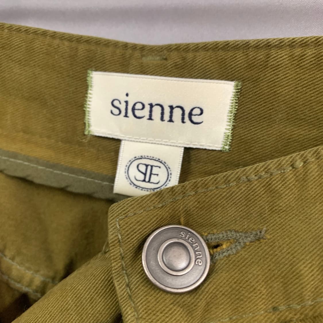 M SIENNE 시엔느 커브드 다잉 팬츠 면바지 상품이미지7