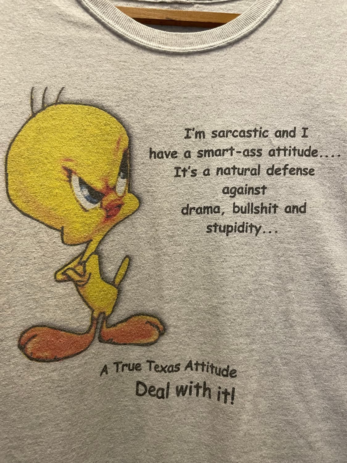 1990-00's Vintage Tweety Graphic Tee  상품이미지3