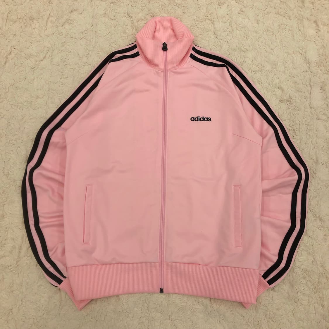아디다스 핑크 딸기우유 져지 트랙 자켓 상품이미지1